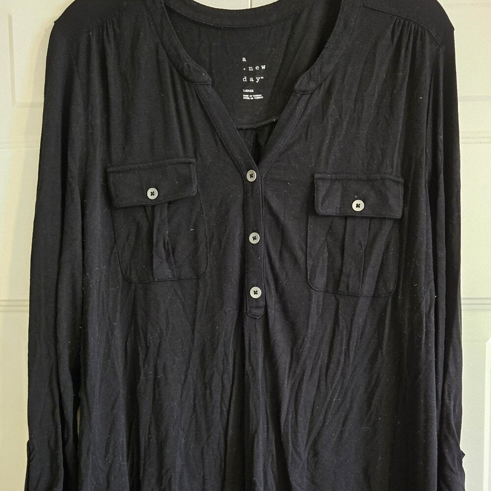 A New Day Henley Shirt